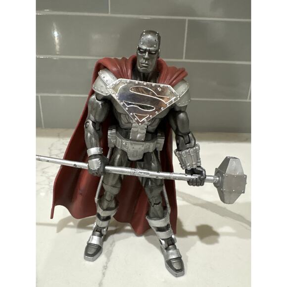 2007 Mattel DC Super Heroes Select Sculpt Series 3 Steel 6.5" Figure Complete - Picture 2 of 4